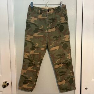 Madewell Rivington Camo relaxed fit pants